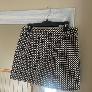 J Crew pattern mini skirt